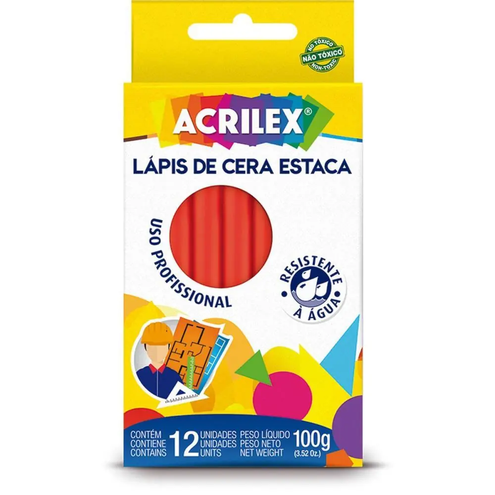 LAPIS ESTACA VERMELHO