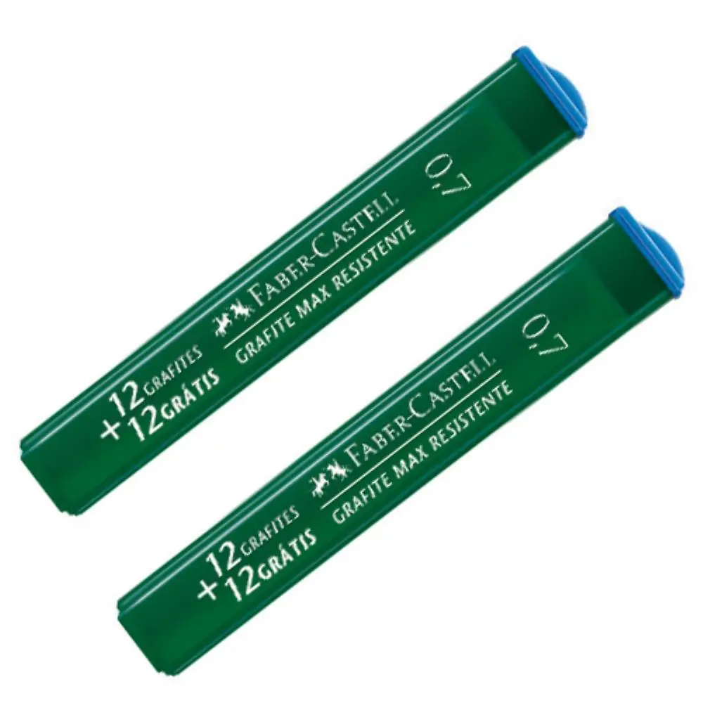 GRAFITE 0.7MM POLYMER HB 12TB X 24MN - CAIXA C/ 12