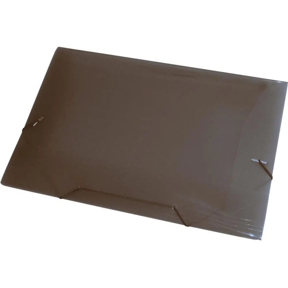 PASTA ABA ELASTICA PLASTICA OFICIO FUME - PACOTE C/ 10