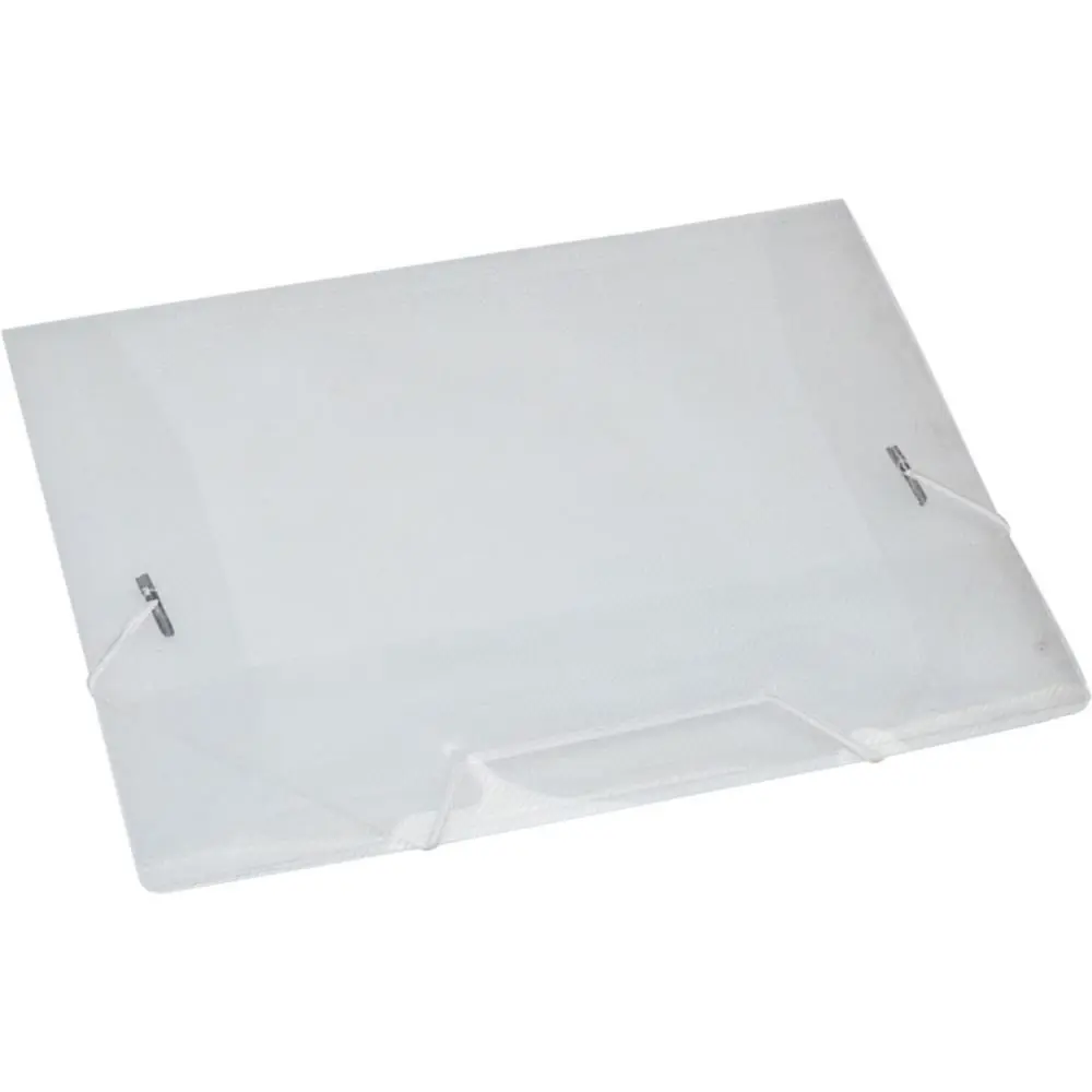 PASTA ABA ELASTICA PLASTICA MINI CRISTAL - PACOTE C/ 10