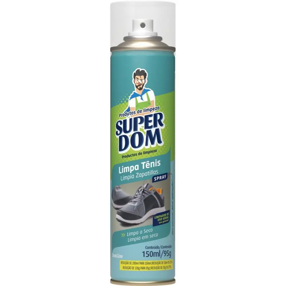 PRODUTO PARA LIMPEZA SUPERDOM LIMPA TENIS AEROSSOL