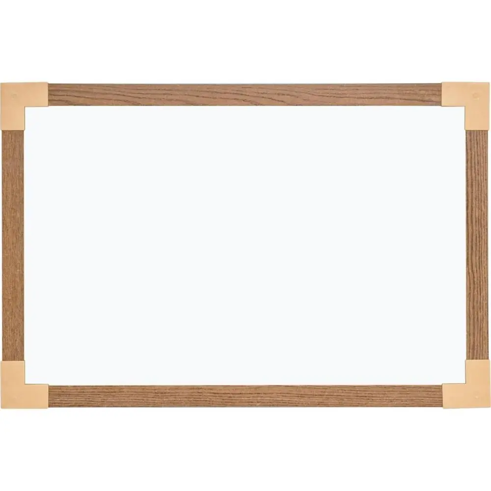 QUADRO BRANCO MOLDURA MADEIRA 150X120CM. UV MDF - PACOTE C/ 2
