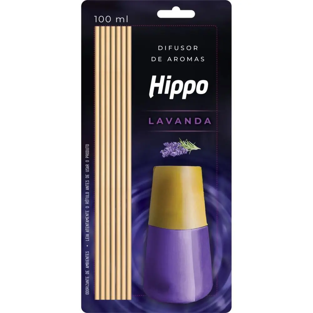 DIFUSOR DE AROMA HIPPO LAVANDA 100ML