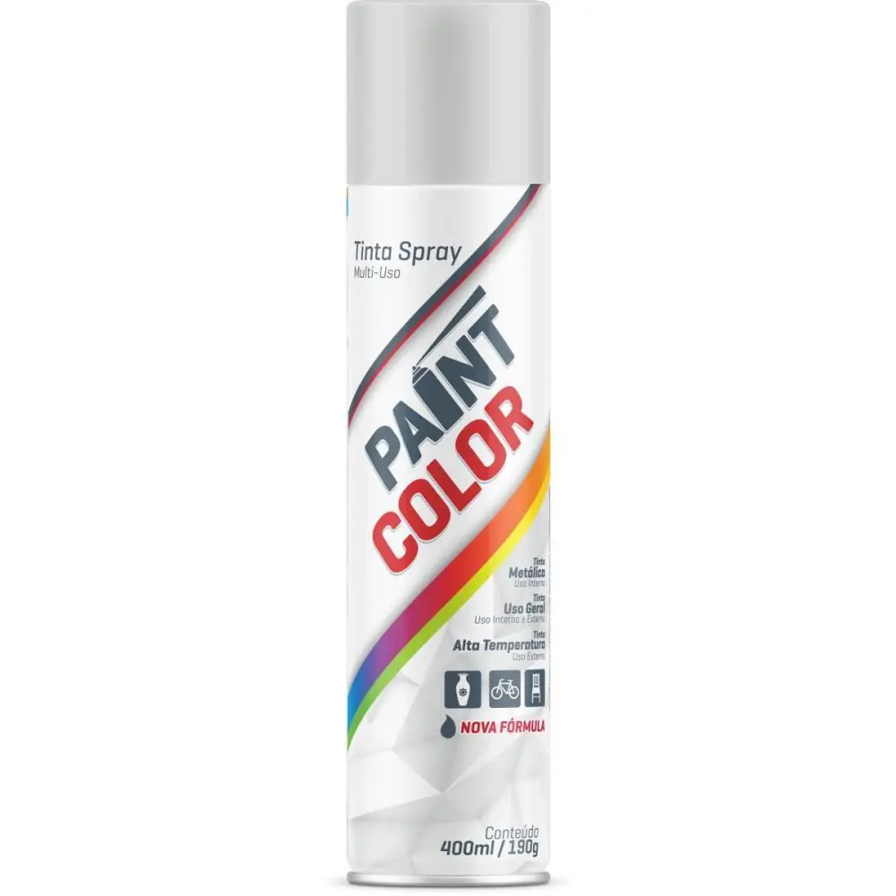 TINTA SPRAY PAINTCOLOR 400ML BRANCO FOSCO