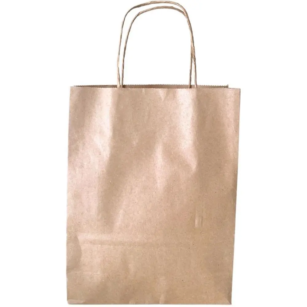 SACOLA PARA PRESENTE KRAFT M 25X19X8CM - PACOTE C/ 10