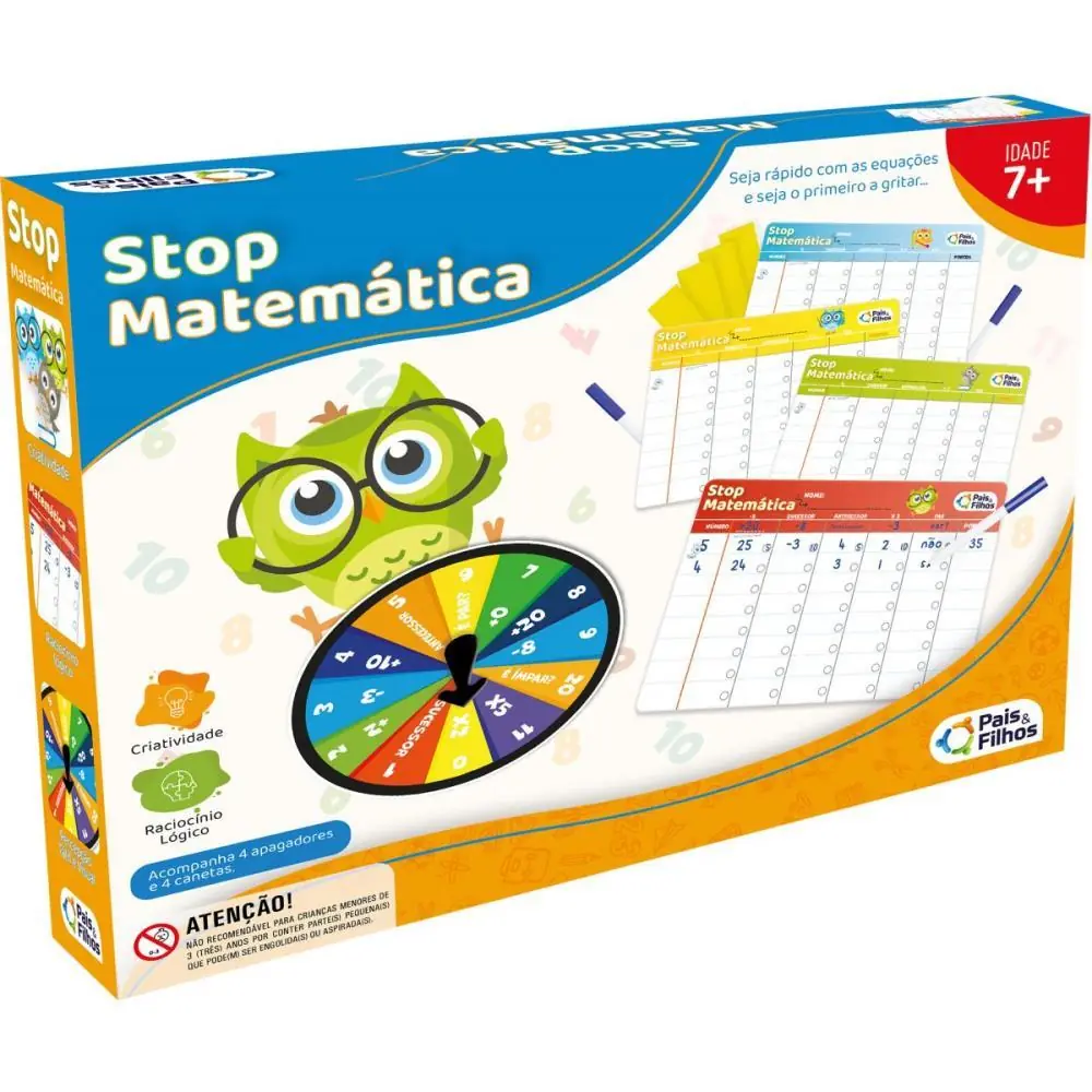 JOGO DIVERSO STOP MATEMATICA — foto 1 de 2