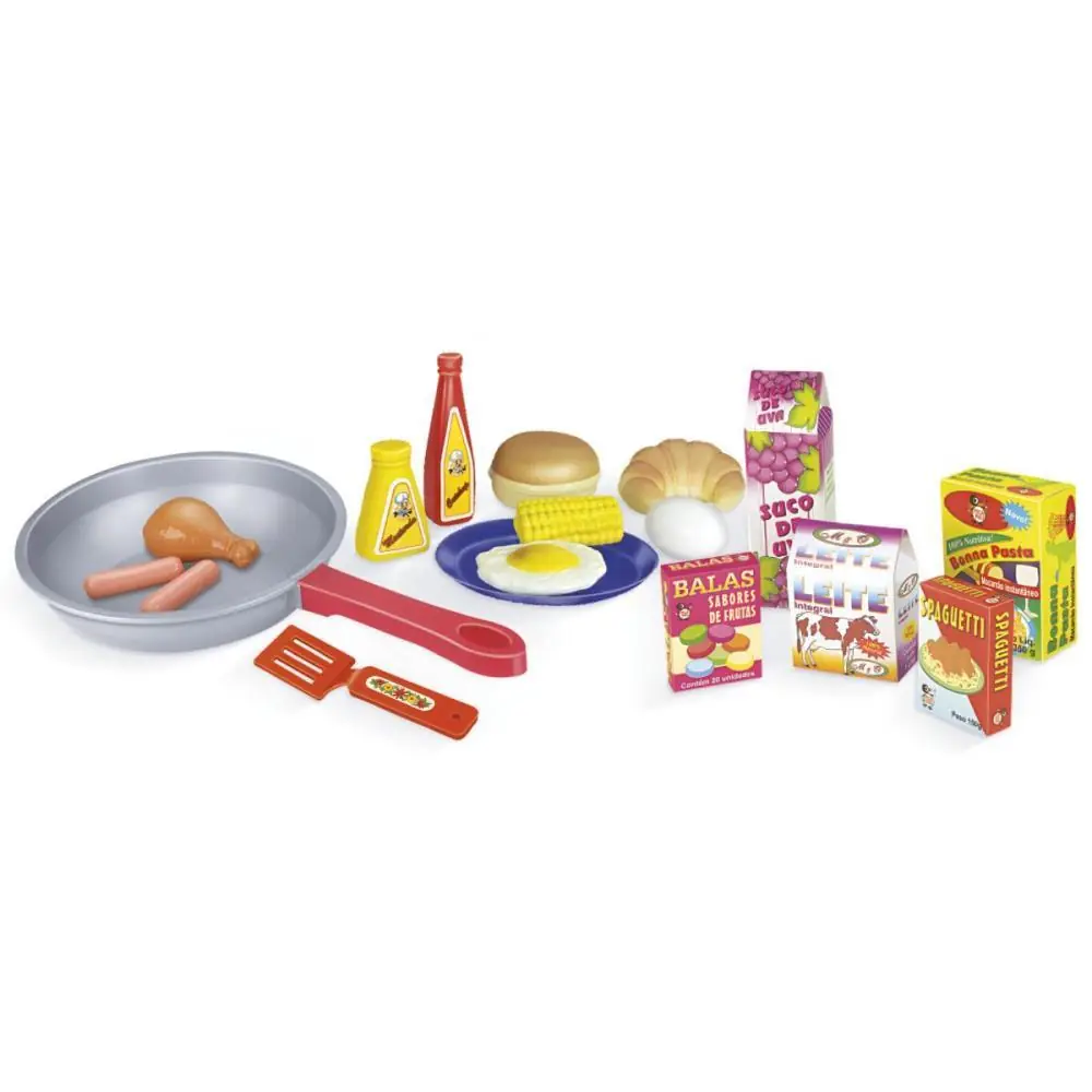 BRINCANDO DE CASINHA FRIGIDEIRA GOURMET C/ACESSORIO — foto 1 de 2