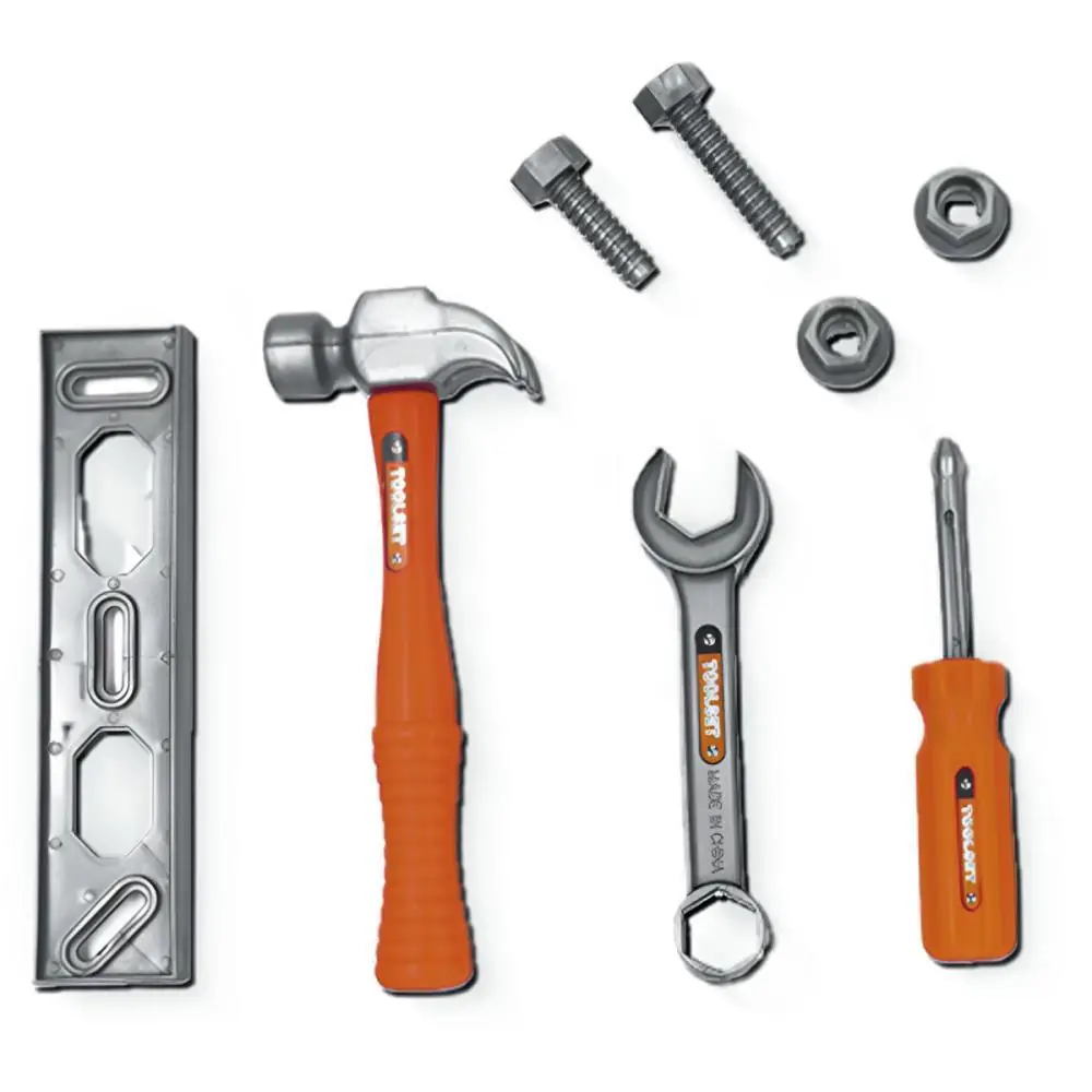 BRINCANDO DE PROFISSOES KIT FERRAMENTAS PEQUENO 8PCS — foto 1 de 2