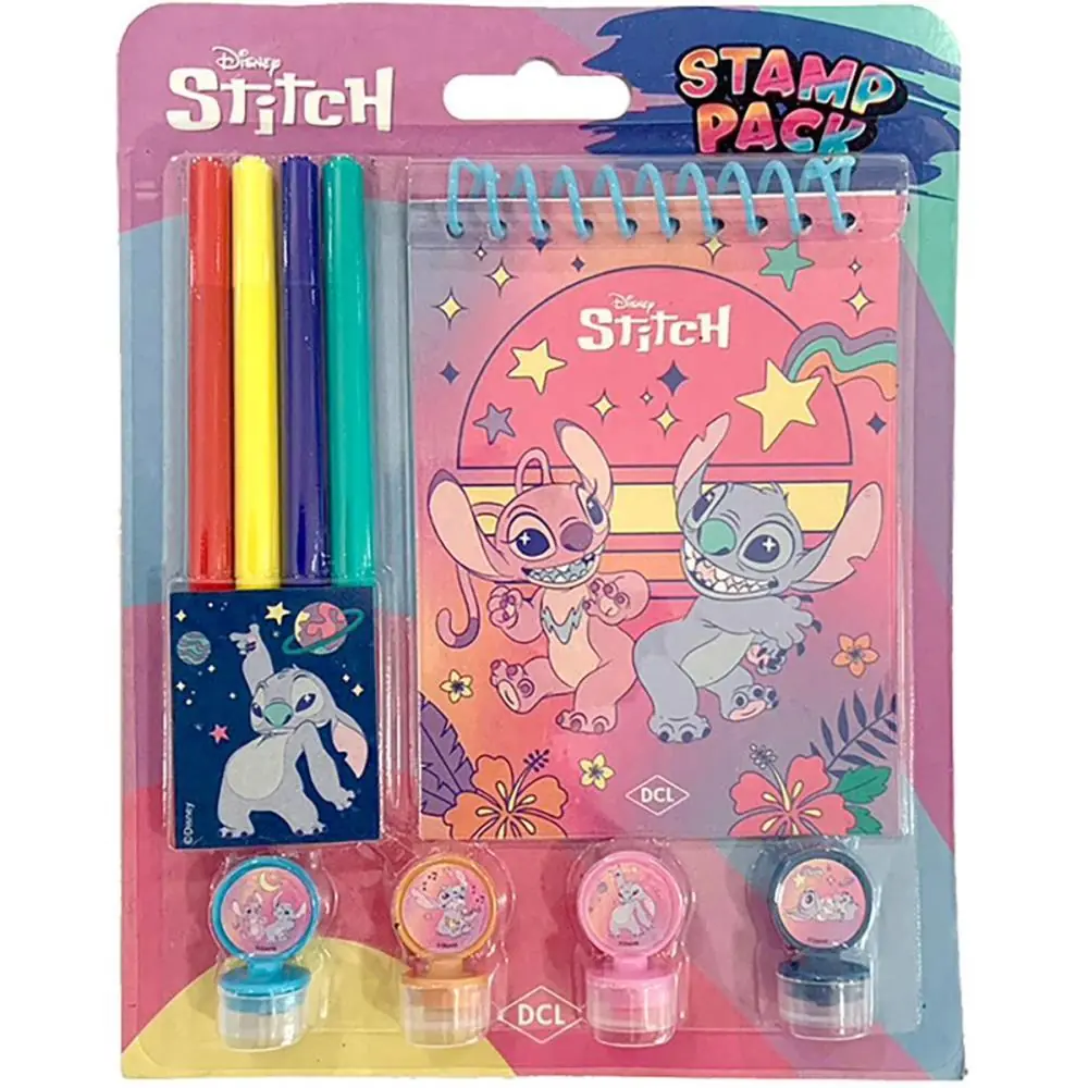 LIVRO INFANTIL COLORIR STAMP PACK STITCH CARIMBOS