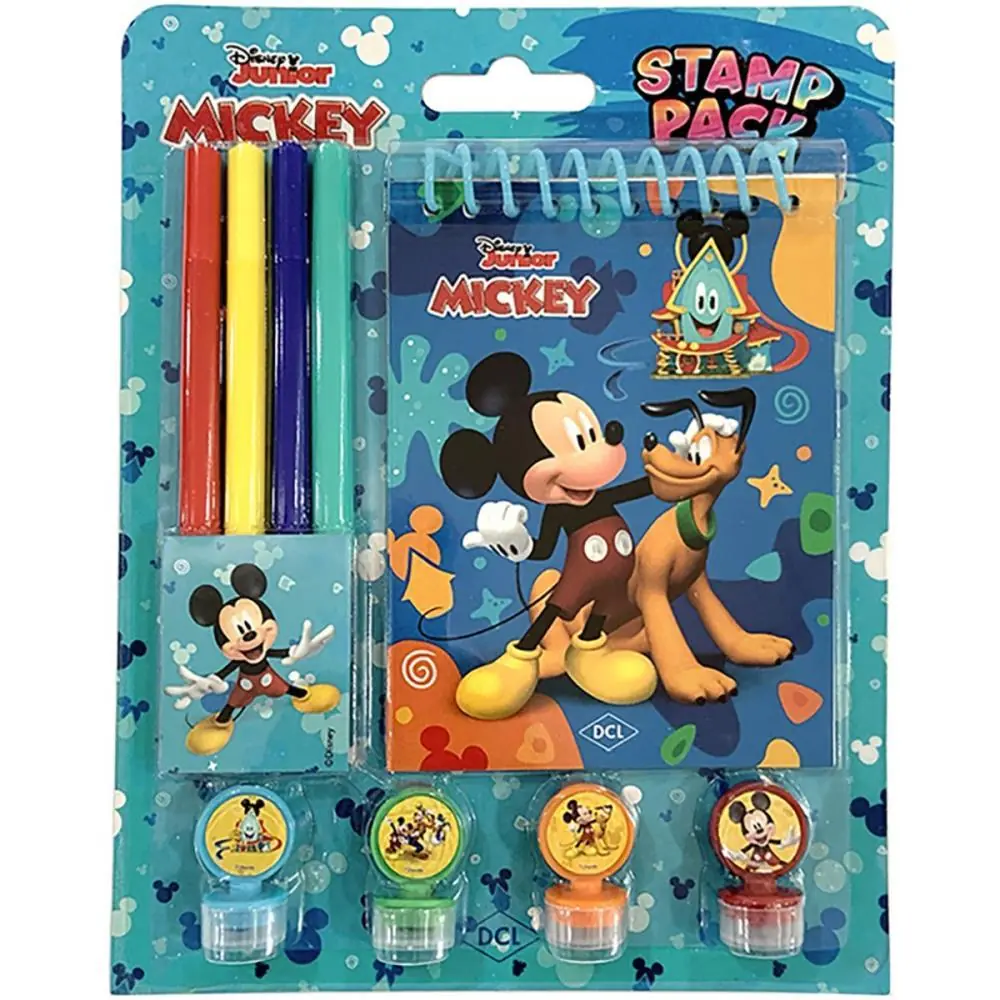 LIVRO INFANTIL COLORIR STAMP PACK MICKEY CARIMBOS