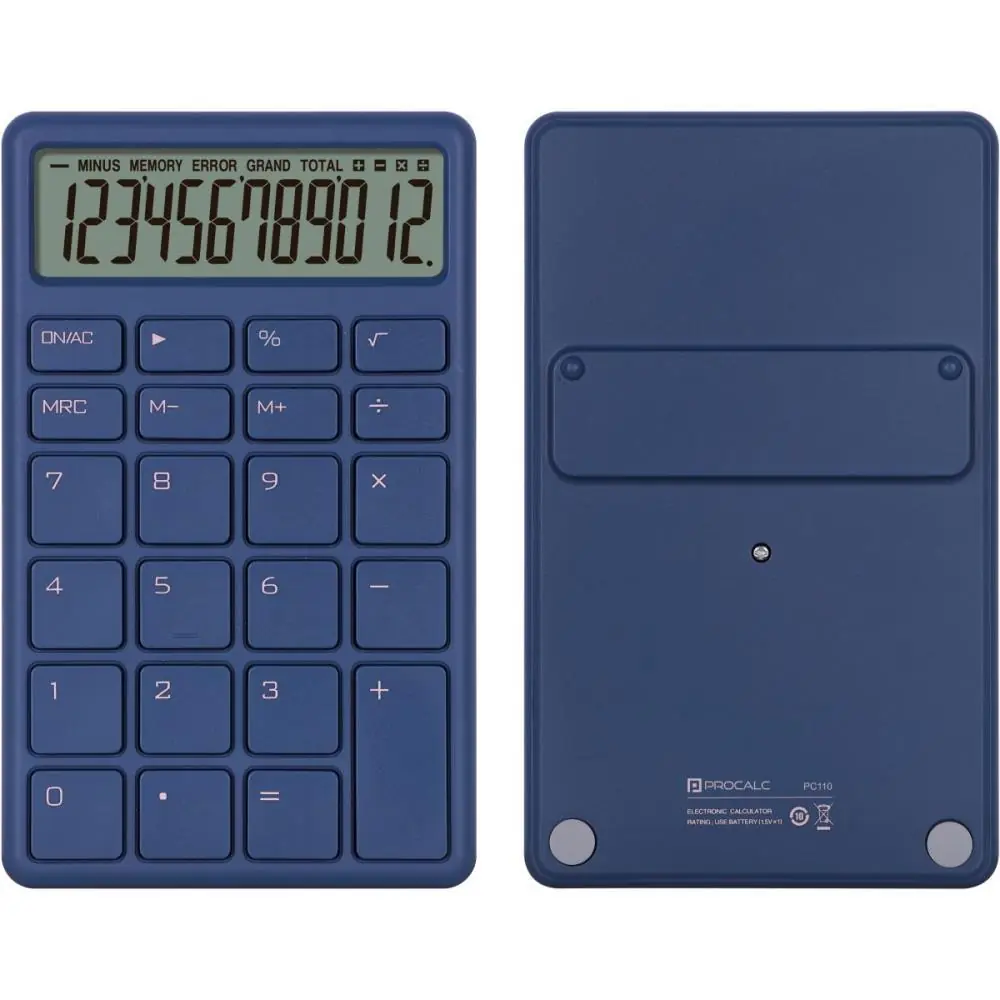 CALCULADORA DE MESA 12 DIG. AZ SOLAR/BATERIA PC110