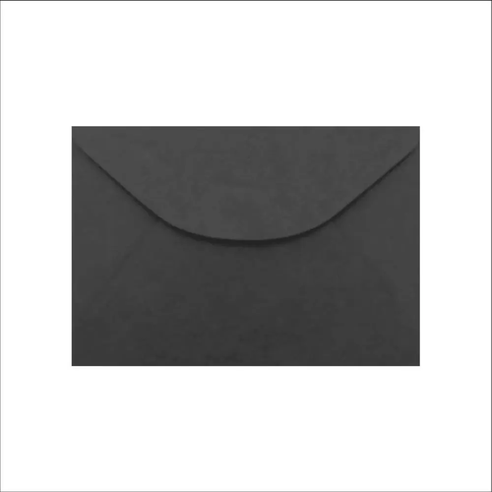 ENVELOPE COLORIDO VISITA 115X80MM PRETO 80G - CAIXA C/ 10 — foto 1 de 2