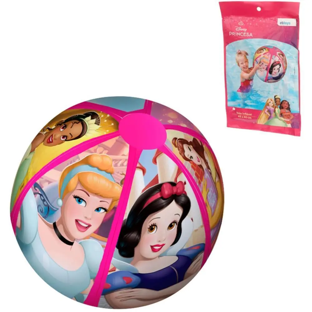 BOLA INFANTIL PRINCESA INFLAVEL 40CM — foto 1 de 3
