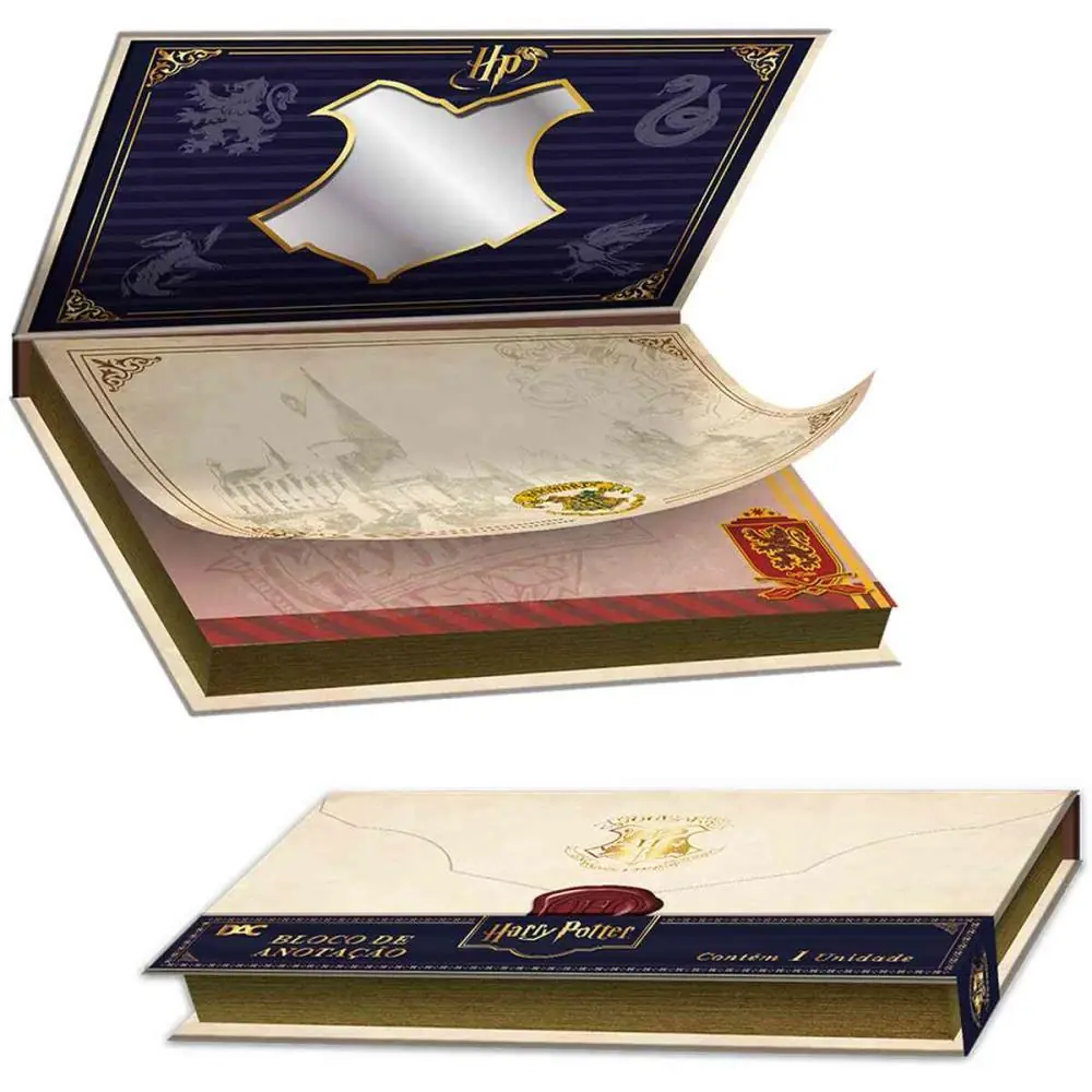 BLOCO DE ANOTACOES HARRY POTTER 80F. 135X100MM — foto 1 de 4