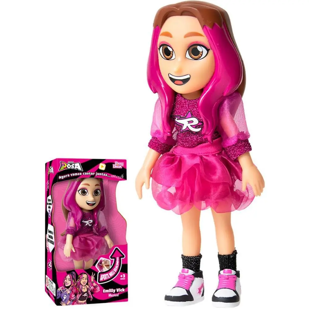 BONECO E PERSONAGEM DOS ROSA EMILLY VICK MUSICAL25 — foto 1 de 3