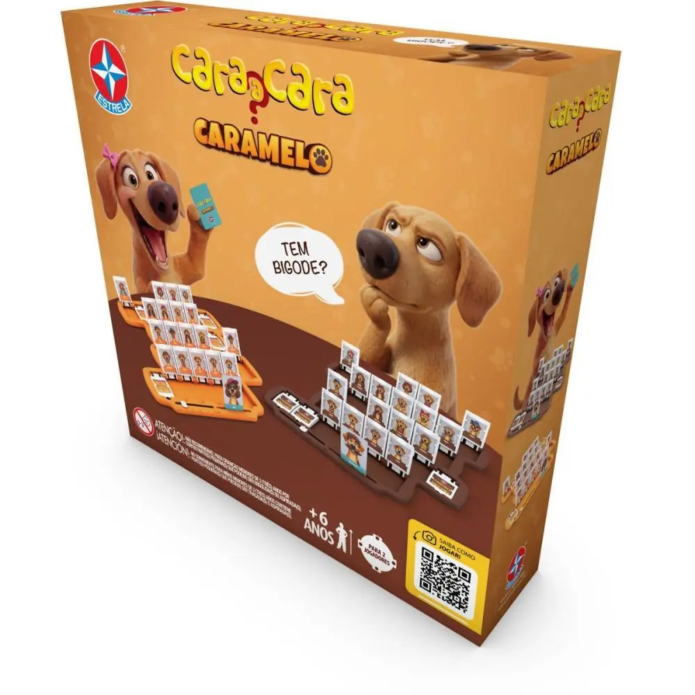 JOGO DIVERSO CARA A CARA CARAMELO — foto 1 de 3