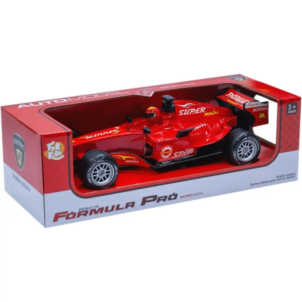 CARRINHO A FRICCAO FORMULA PRO C/SOM E LUZ 1:18 — foto 1 de 2