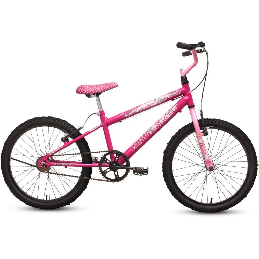 BICICLETA ARO 20 MELODY ROSA/PINK C/CEST — foto 1 de 2