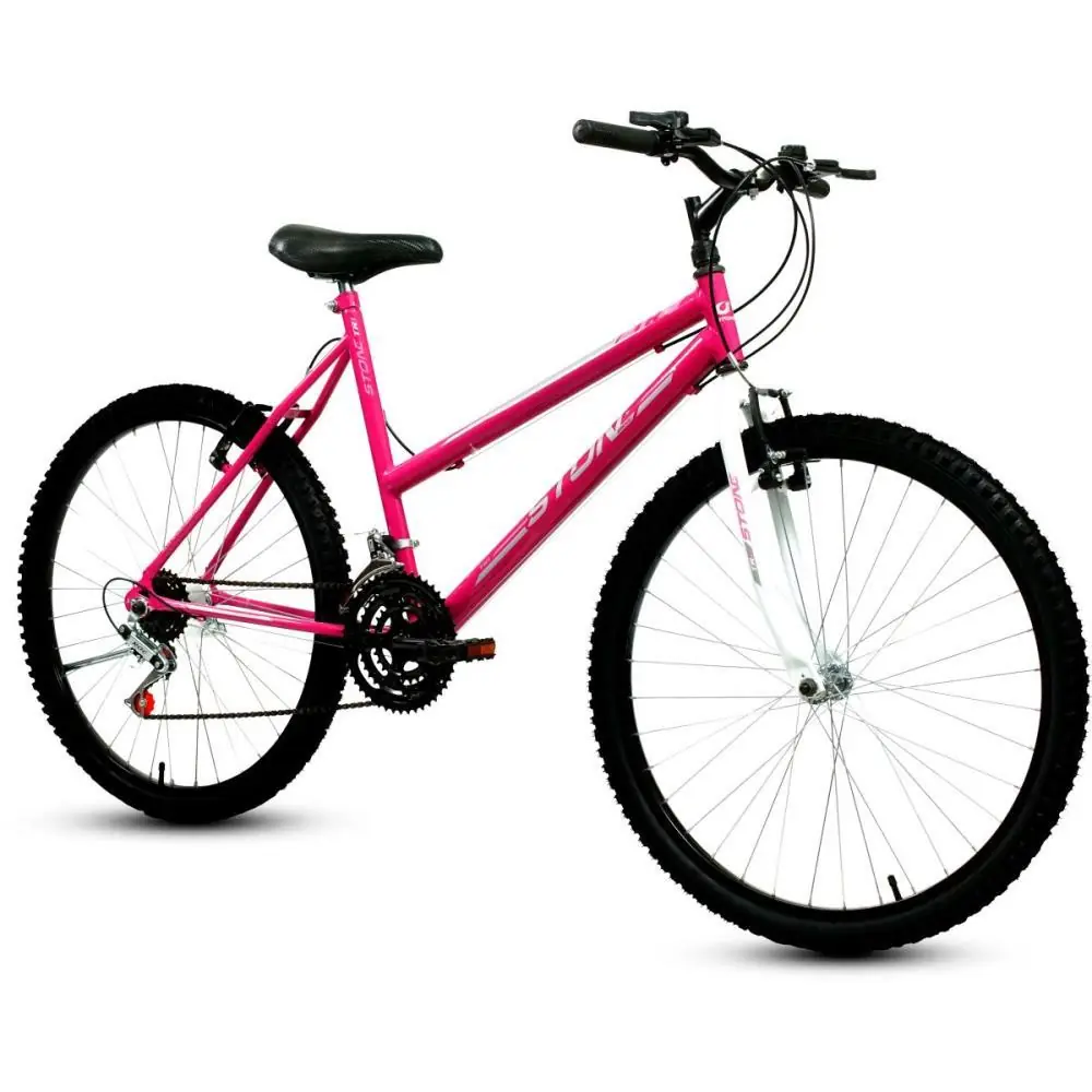 BICICLETA ARO 26 TR-1 BRANCO/PINK — foto 1 de 7
