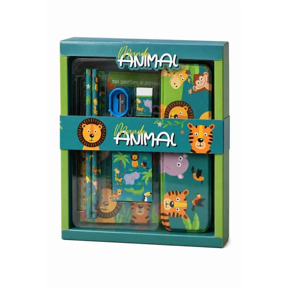 LIVRO DE ATIVIDADES MEU SUPERLIVRO ANIMAL 13PCS